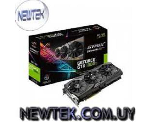 Tarjeta Video PCI Express Asus Strix GTX1080 Ti 11GB DDR5 DVI HDMI DPort
